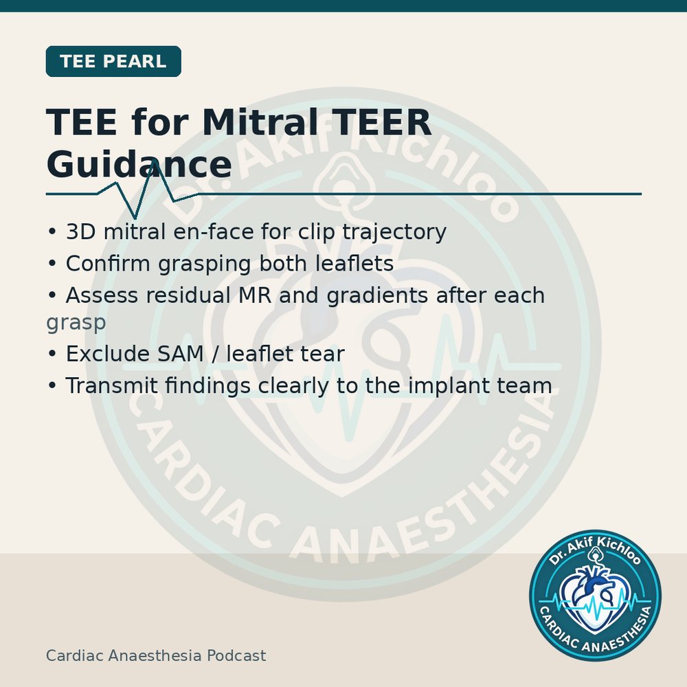 akifkichloo's tweet photo. Shock &amp; Labs
Postcardiotomy shock, Z-BUF, mitral TEER TEE, viscoelastic testing.
Cardiac Anaesthesia Podcast
#CardiacAnaesthesia #CardiacAnaesthesiaPodcast #MedEd #CardiacOR https://t.co/a9pxfbJpdd