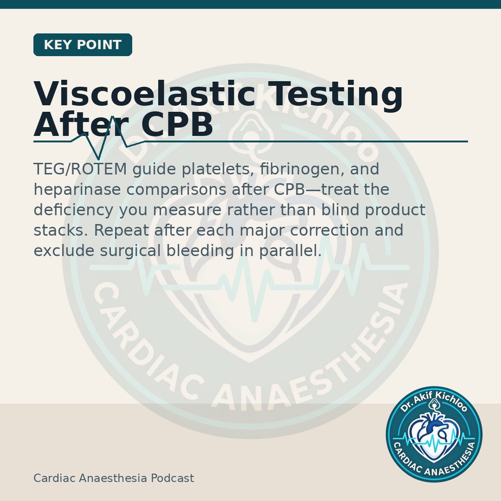 akifkichloo's tweet photo. Shock &amp; Labs
Postcardiotomy shock, Z-BUF, mitral TEER TEE, viscoelastic testing.
Cardiac Anaesthesia Podcast
#CardiacAnaesthesia #CardiacAnaesthesiaPodcast #MedEd #CardiacOR https://t.co/a9pxfbJpdd
