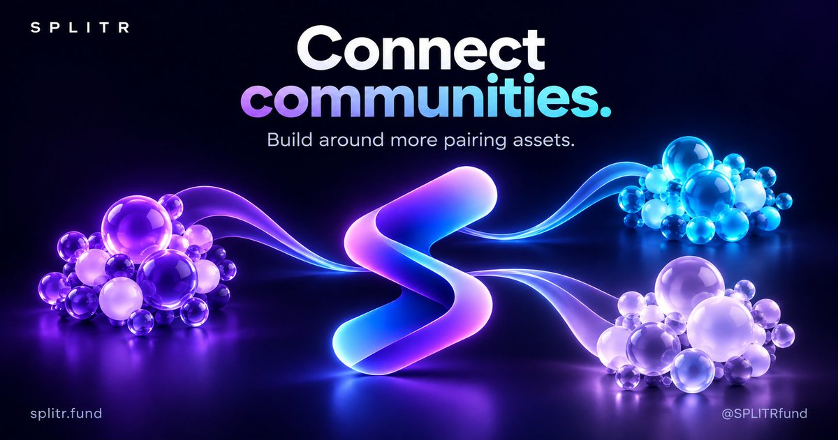 SPLITRfund's tweet photo. Choose your pairing assets.
Set your liquidity allocation.
Review the markets together.

We're building toward one launch experience that coordinates all three.

One token. Multiple markets. SPLITR. https://t.co/4Sq4MJ7vpr