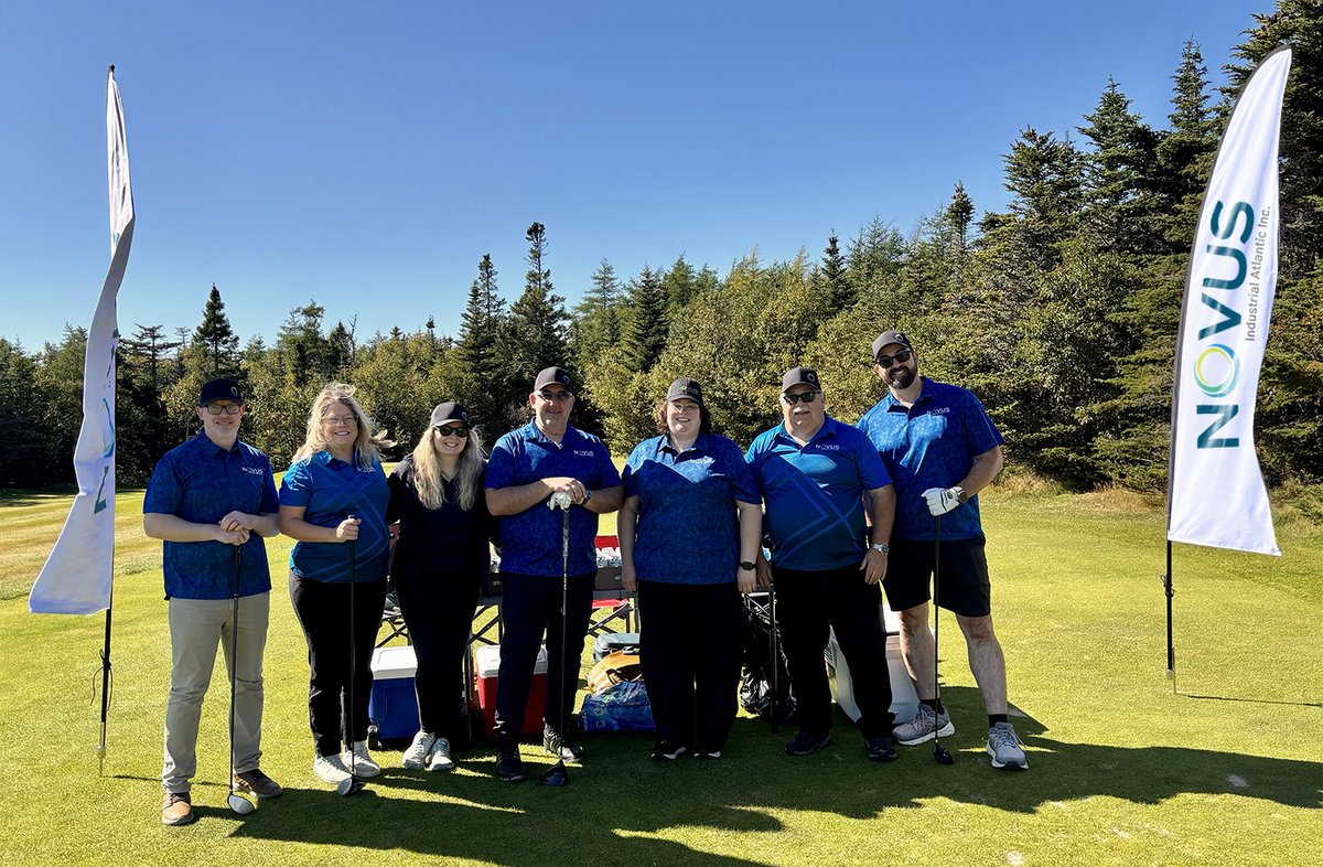 NovusTechServ's tweet photo. NOVUS Industrial Atlantic was proud to be a Gold Sponsor of the inaugural @exxonmobil Canada United Way Golf Classic in Newfoundland and Labrador! ⛳

Thanks to ExxonMobil Canada and everyone involved for a great day supporting communities across the province. #NovusIA #Community https://t.co/NWo6RD6gdC