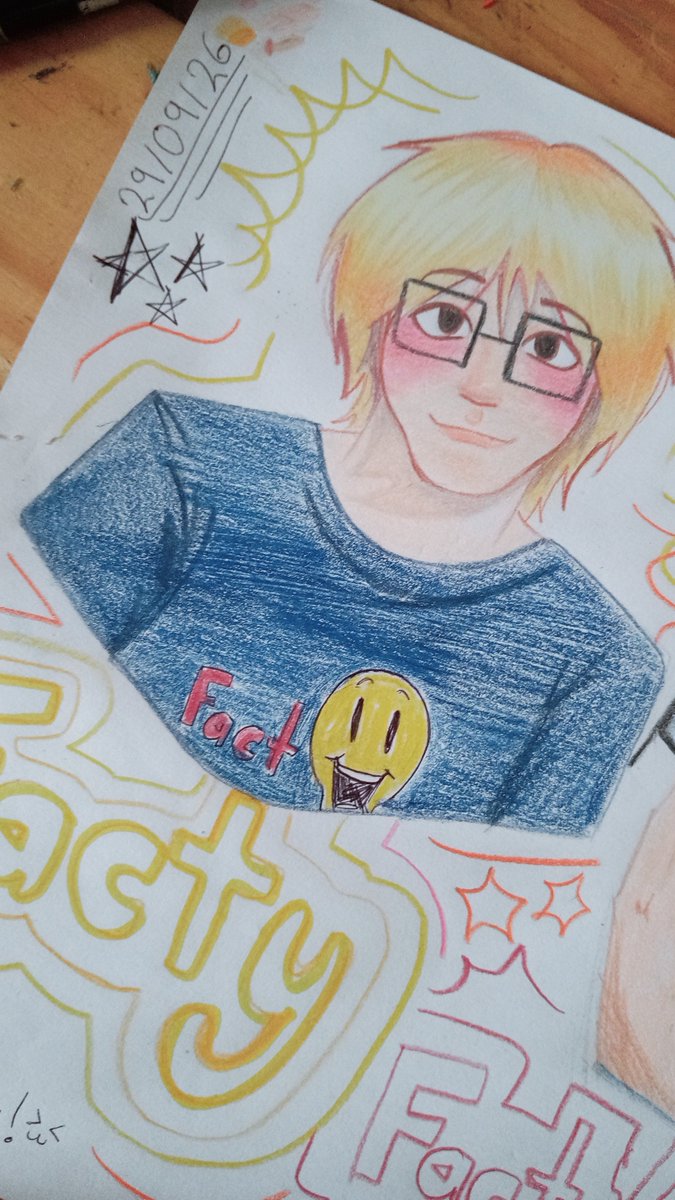 kydennblehh's tweet photo. Termine al fin el dibujo de facty, que ahora tengo un yumeship con el también OK AKJAKAJAKA son varios f/o's qué tengo
#factyboy
#factattackaventures #drawingㅤㅤ https://t.co/4gRDxdlYIn