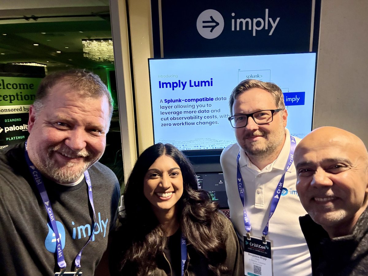 implydata's tweet photo. Day 2 at #CriblCon 26!

✨ @cribl_io https://t.co/k3GZEo9w5q