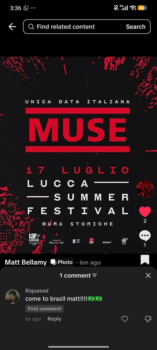 R3DTV2's tweet photo. fazendo minha parte pra trazer o muse pro brasil https://t.co/OirGi1rqPR