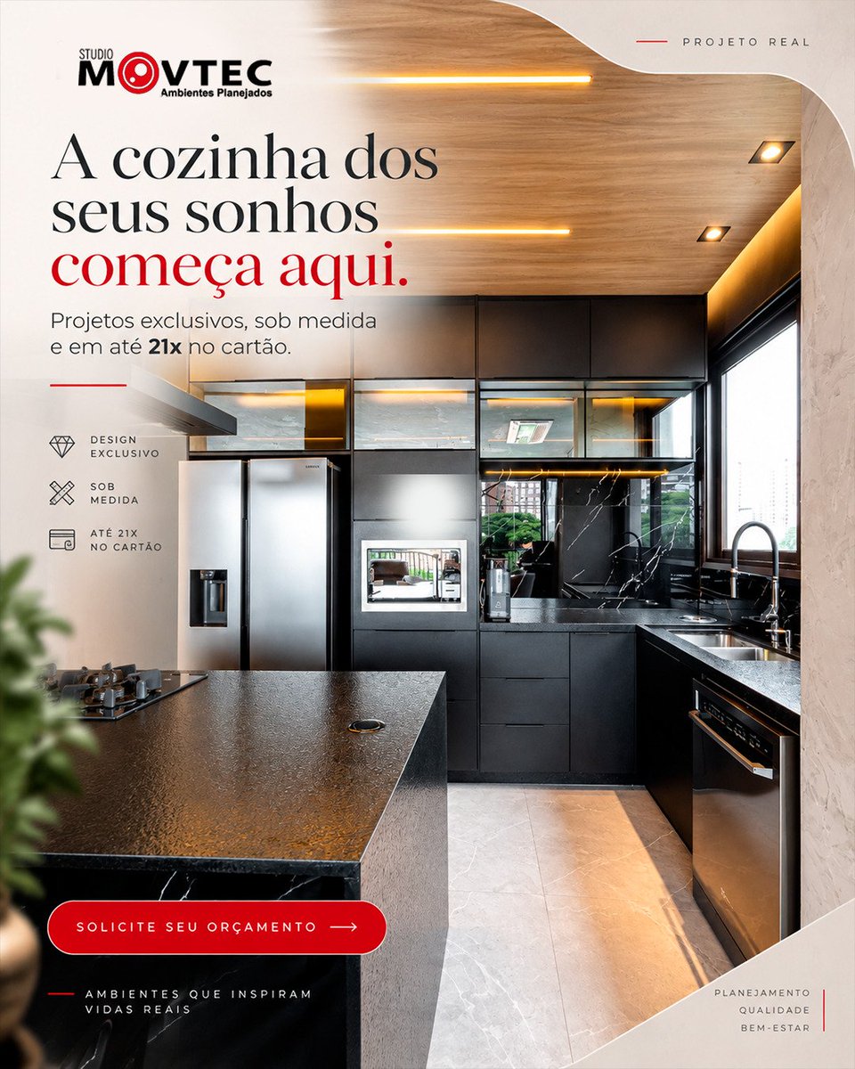 StudioMovtec's tweet photo. 🍽️ A cozinha dos seus sonhos começa aqui.

♦️A cozinha é muito mais do que um ambiente para preparar refeições. É onde a família se reúne, onde histórias são criadas e muitos dos melhores momentos acontecem. https://t.co/T5cPF0iA4l