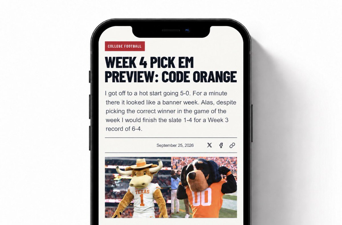TopTierStateX's tweet photo. Subscribe to the Top Tier weekly newsletter for news, rankings, analysis, and more delivered straight to your inbox.
https://t.co/9LR4OcwhPG https://t.co/wqLT3frEeS