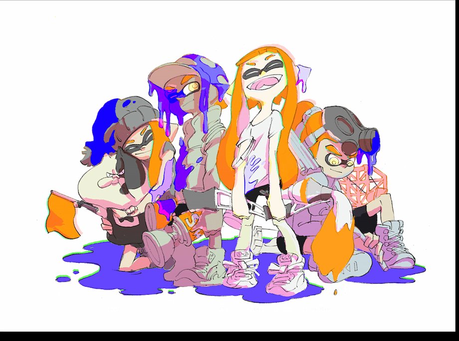SwitchySh4rky's tweet photo. There was just something so special about the splatoon 1 artstyle man... https://t.co/pQOBqKzZFN