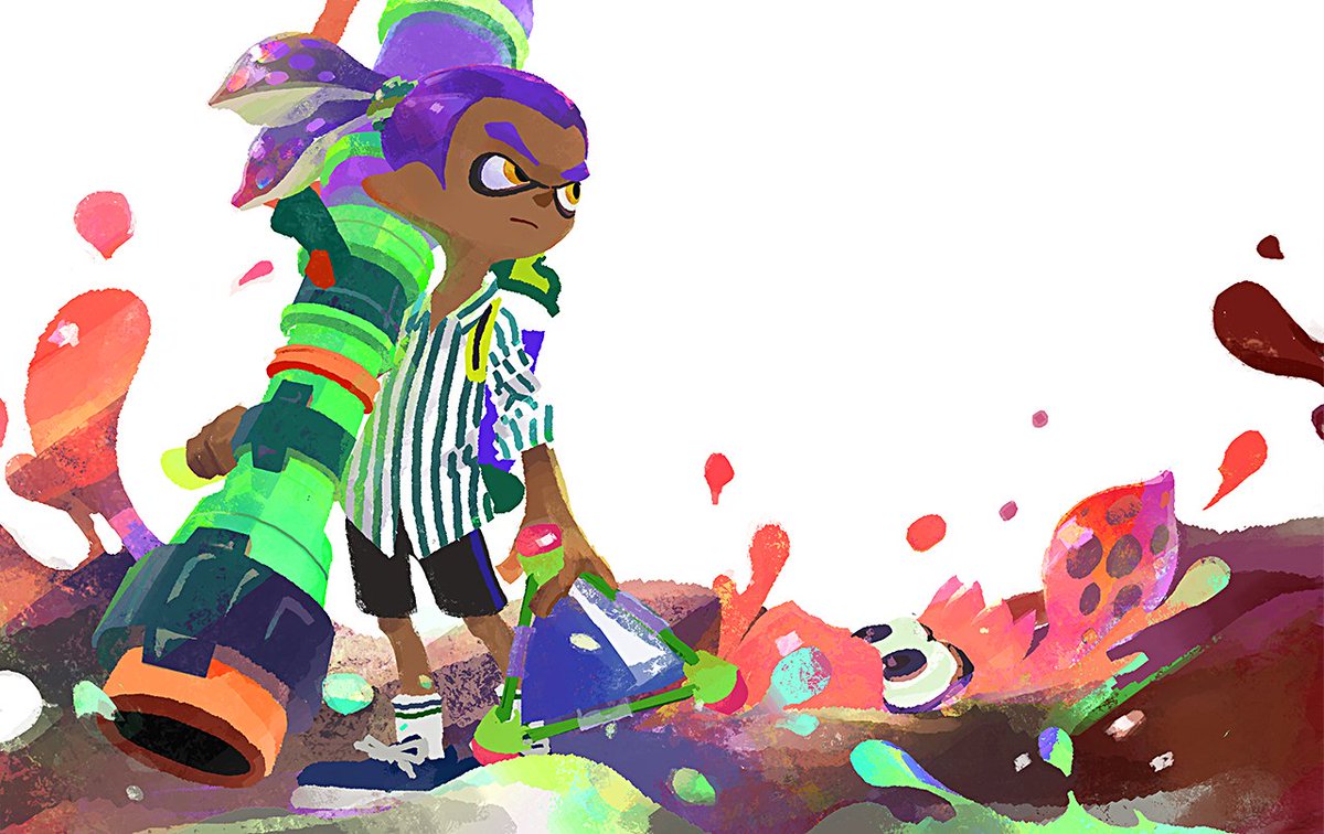 SwitchySh4rky's tweet photo. There was just something so special about the splatoon 1 artstyle man... https://t.co/pQOBqKzZFN