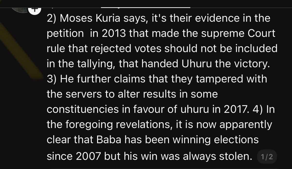 DrJimWang's tweet photo. The same Courts that Kuria and Co hoodwinked? https://t.co/A466jXyrwg