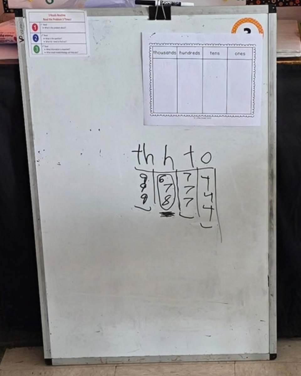 MeridenK12's tweet photo. 🧠 Brain power in action! Our 3rd graders in Mrs. Palmer’s class at Roger Sherman Elementary worked together to solve a tricky math puzzle using vertical whiteboards. Students shared ideas, spotted patterns, and put their problem-solving skills to work! 🔢

#herestudentssucceed https://t.co/3Q5GG8onuE