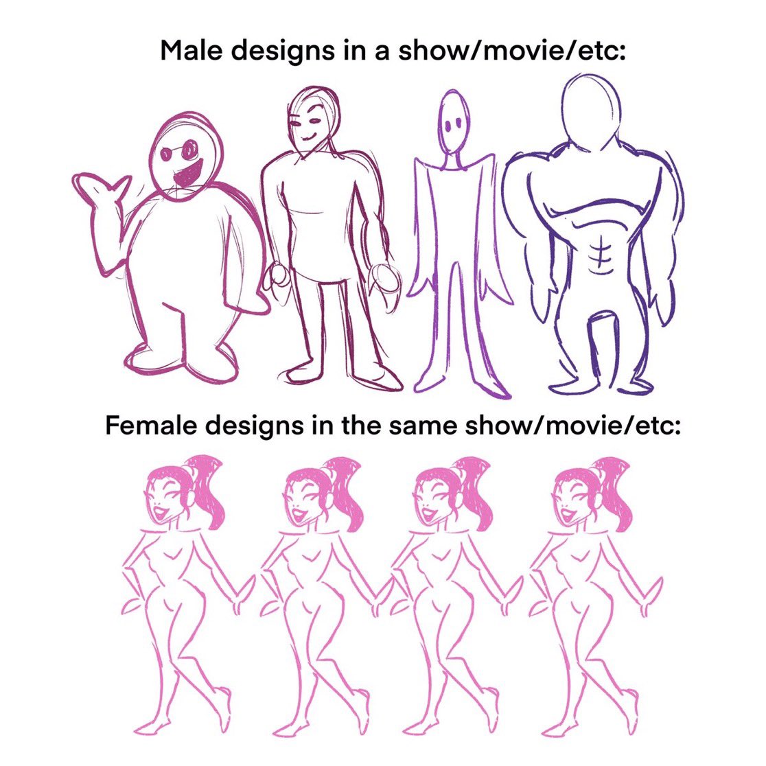Rosaria__lxm's tweet photo. I wish people who perpetuated this trope knew how dehumanising this feels https://t.co/UW8WlvpG3u