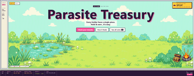 ParasiteSolana's tweet photo. An update for $PARASITE holders.

Since launch, the colony has grown to 21 hosts and 93 parasites, with over 40M $PARASITE burned, all verifiable on-chain.

Today we're announcing something for the community that got us here.

Details below⤵️ https://t.co/4RYnq07zWK