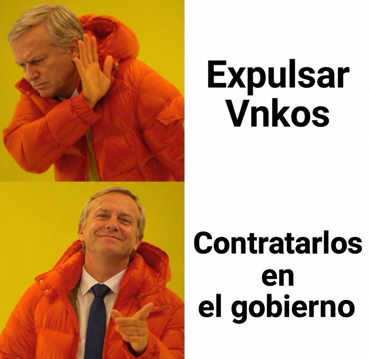 ken_chan189's tweet photo. @PresidenteKast Te quedo grande el poncho 🤷‍♂️ https://t.co/3qpQYJO1jb