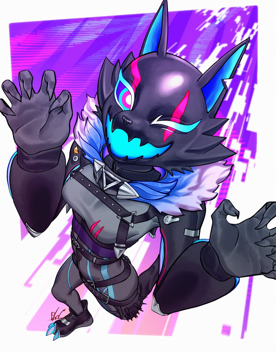 cat_pepper's tweet photo. Fortnite’s Highwire Comm🩷🩵💙🖤 https://t.co/6yEKAzyApm
