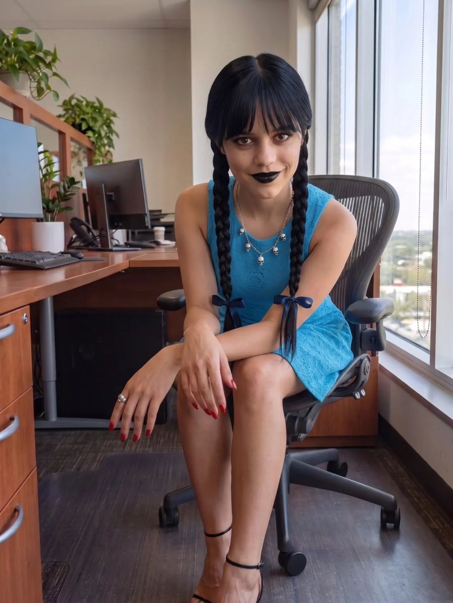 Azeem__0079's tweet photo. Work hard in silence, let your success be your noise..

Jenna Ortega. 🩵 https://t.co/qcijXrzH5m