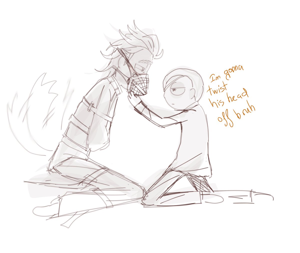 theheartitorn's tweet photo. the idea immediately came to mind when i first saw @acewithoutH’s most recent EvilPrime art, but i think i made Prime Rick to the asylum 🖤

#prem https://t.co/XY6q1nrR1W