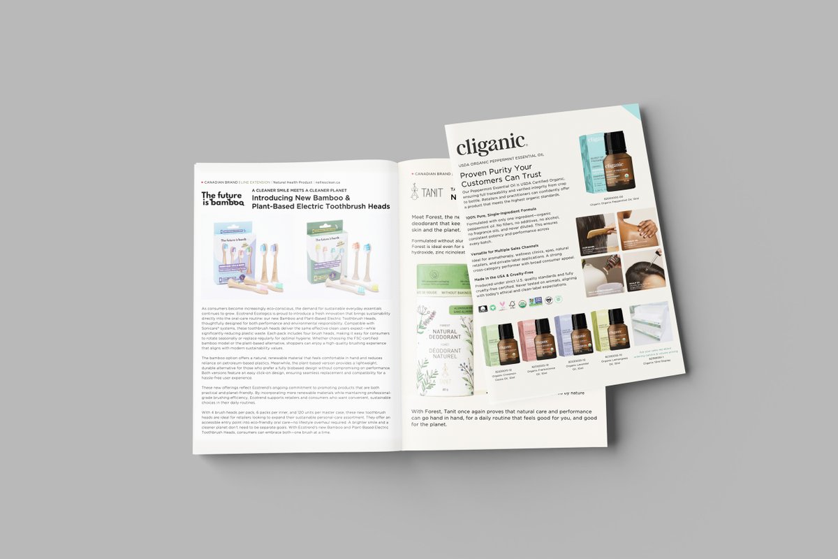 hazelbishop's tweet photo. Design that delivers measurable results. 🌿

For Ecotrend Ecologics, I designed a quarterly printed newsletter that balanced editorial storytelling, strong visual hierarchy, and sustainable production considerations.

The project helped achieve a 27% reduction in marketing production costs while improving the overall quality and sustainability of the printed materials.

Great graphic design isn't just about making something look good—it can help businesses communicate better, work more efficiently, and reduce costs.

Looking for a graphic designer who can bring both creativity and strategic thinking to your marketing materials?

👉 Explore my portfolio and let's work together:
https://t.co/Tjor3f2QXw

#GraphicDesign #EditorialDesign #NewsletterDesign #HazelBishopGraphics