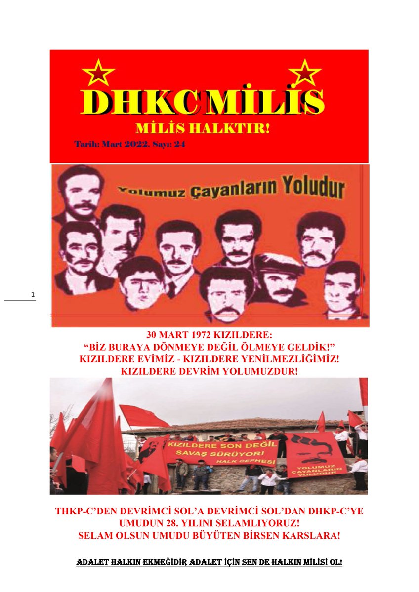 cephehollanda's tweet photo. https://t.co/GFtU7DGW16

DHKC Milis'in tüm eski sayıları yakında https://t.co/lu9B49p7bZ'da. https://t.co/ZeO70OOdtU