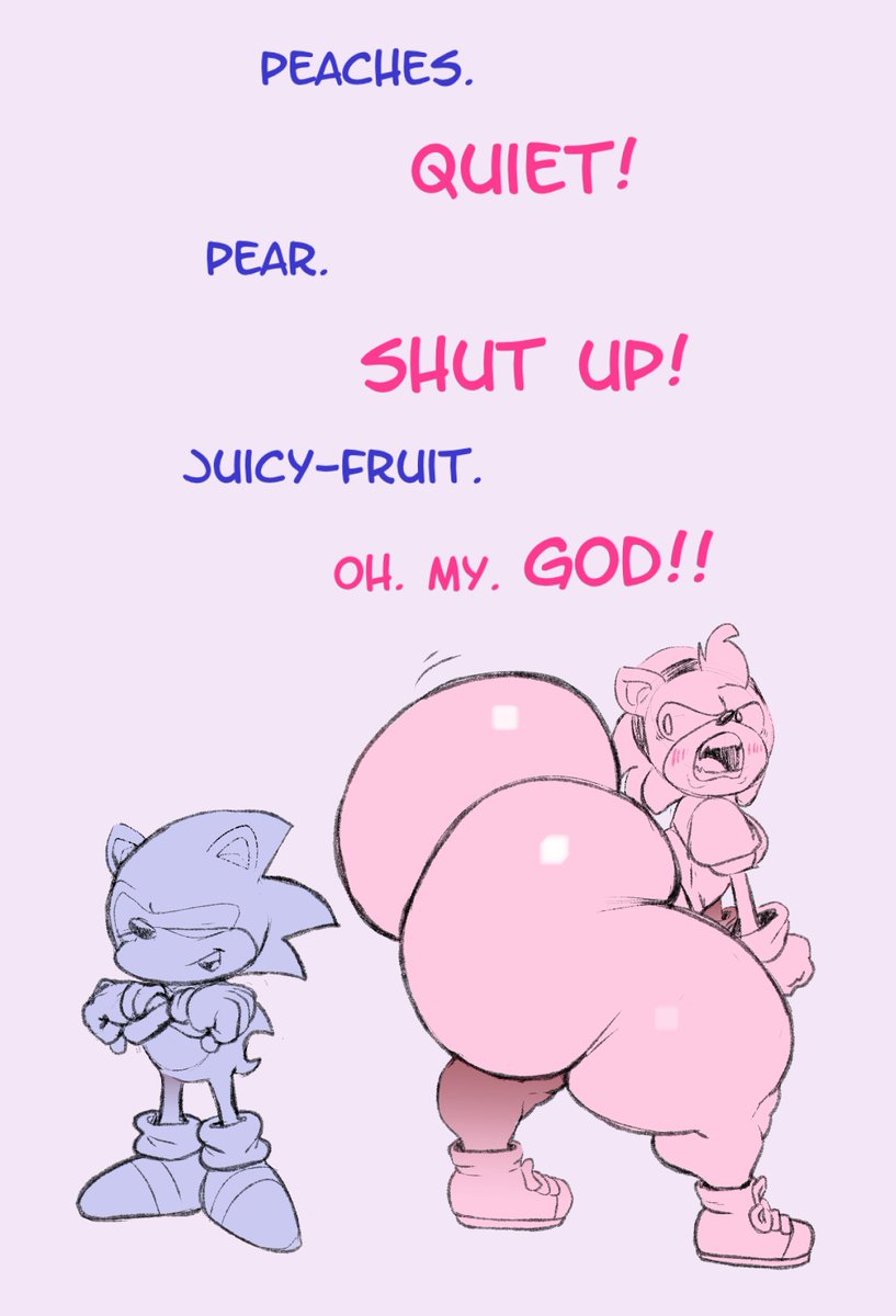ZevixBunt's tweet photo. Sonic is so mean https://t.co/OqpCITZ1y0