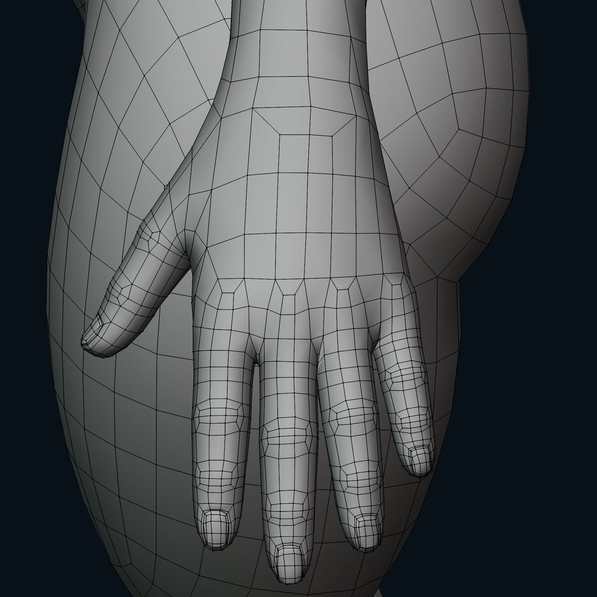 jin_3dart's tweet photo. I'm creating a base character; I like how the topology is turning out. https://t.co/rXaURxxeKb