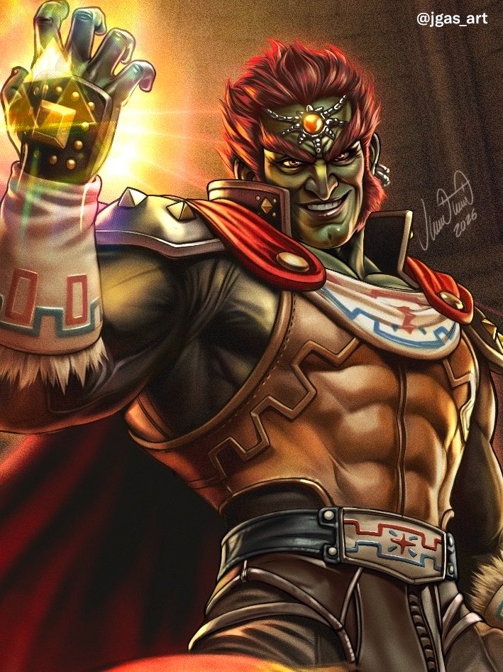 JGASart's tweet photo. Una interpretación de Ganondorf donde el poder habla por sí solo.
.
.
.
.
.
#Ganondorf #TheLegendOfZelda #ZeldaArt #DigitalArt #VideoGameArt https://t.co/5lskPpo7TV