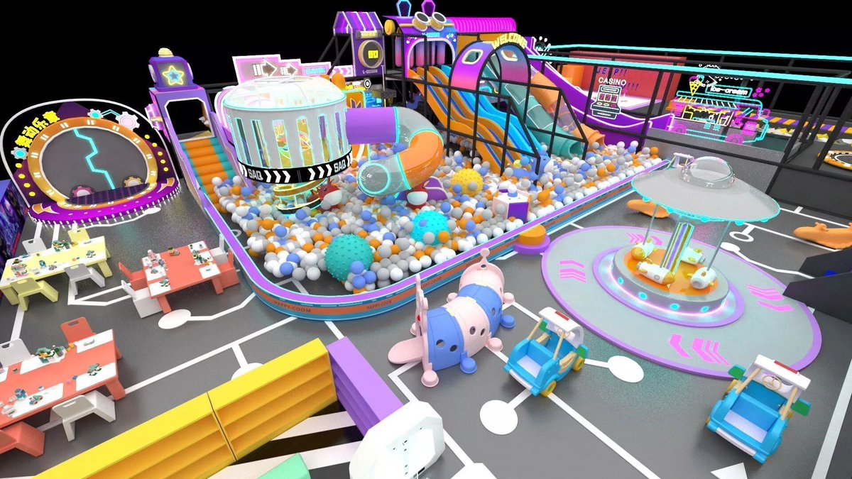 Arch_Studio4556's tweet photo. Bring your trampoline space to life with stunning 3D indoor trampoline designs! 🏗️

✨ DM me for professional 3D architectural design services. #3DDesign #TrampolinePark #Architecture #3dsoftplaycenter https://t.co/fxh6lr3yo1