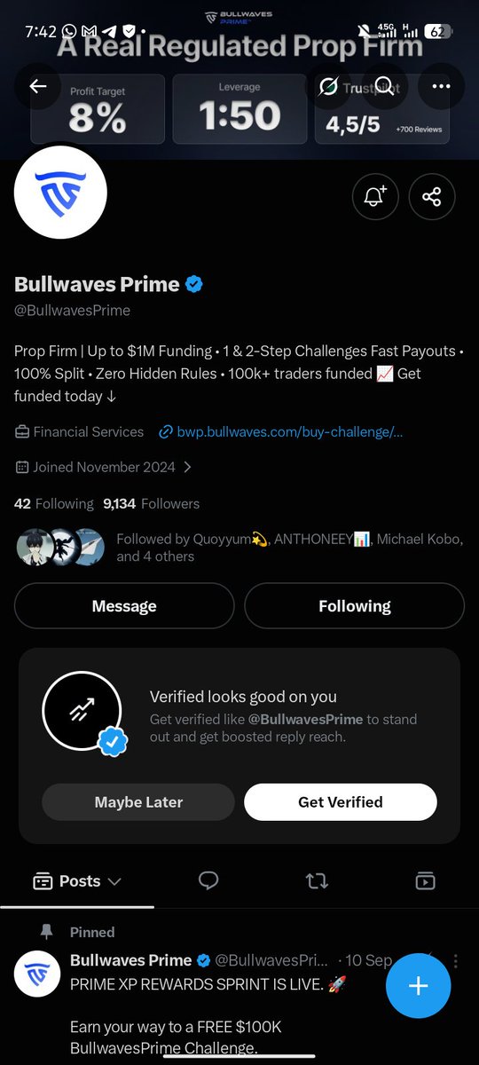 Ola_Tunde2la's tweet photo. @1HUMBLEX @BullwavesPrime @Championfx_gh @D_wlth @Micheal44A2 @Michaelkobo24 All done ✅ https://t.co/mFyHHgUcX7