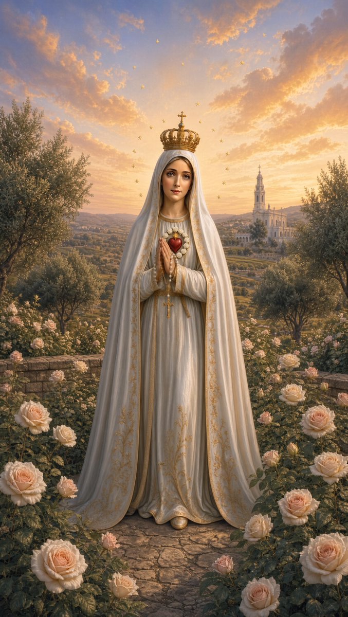 DianaMargot_'s tweet photo. “¿Estás sufriendo mucho? No te desanimes. Nunca te abandonaré”.

-La Virgen de Fátima 🌹 https://t.co/zoHOu3avp2