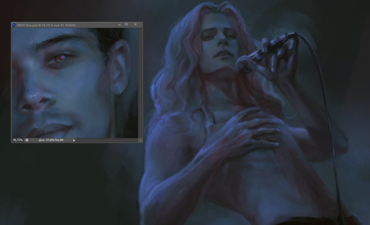 _ScarletDeath's tweet photo. WIP for @ru_iwtv_zine 

#thevampirelestat #interviewwiththevampire #iwtv https://t.co/M3c0uuWZjx