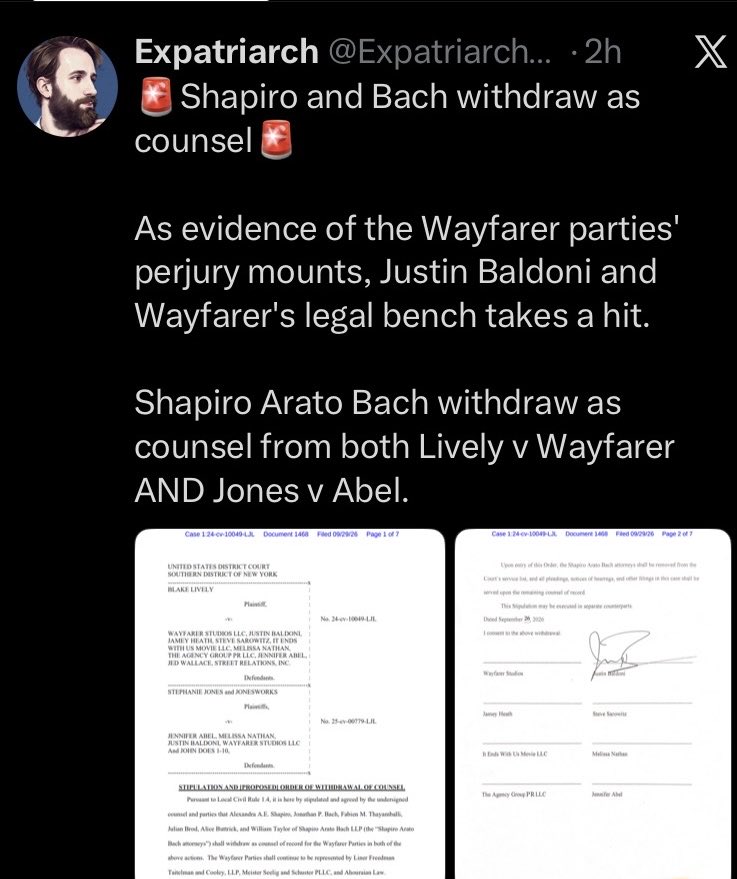schatow's tweet photo. That woman is quite literally making shit up as she goes. A little reminder: perjury is a criminal offense, and this is a civil court judge—not a prosecutor with the power to bring criminal charges. But apparently we’re getting legal analysis from the one and only @Expatriarch_uk, the self-appointed authority who has somehow mastered the art of knowing absolutely nothing about the law while explaining it with maximum confidence. Just 100% pure IDIOT!!