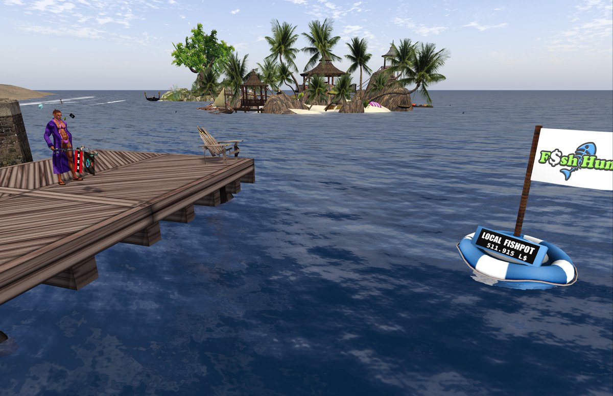 cranendonk29333's tweet photo. Tuesday is Pink Reward Day. It’s great to go fishing, especially with such a big prize pot. With a bit of luck, you might succeed—though often you don't.
land owner Danny Starchild
https://t.co/Zvadr9hQ25
#SecondLife #FishHunt #society #virtualworld https://t.co/nHBpYjskUf