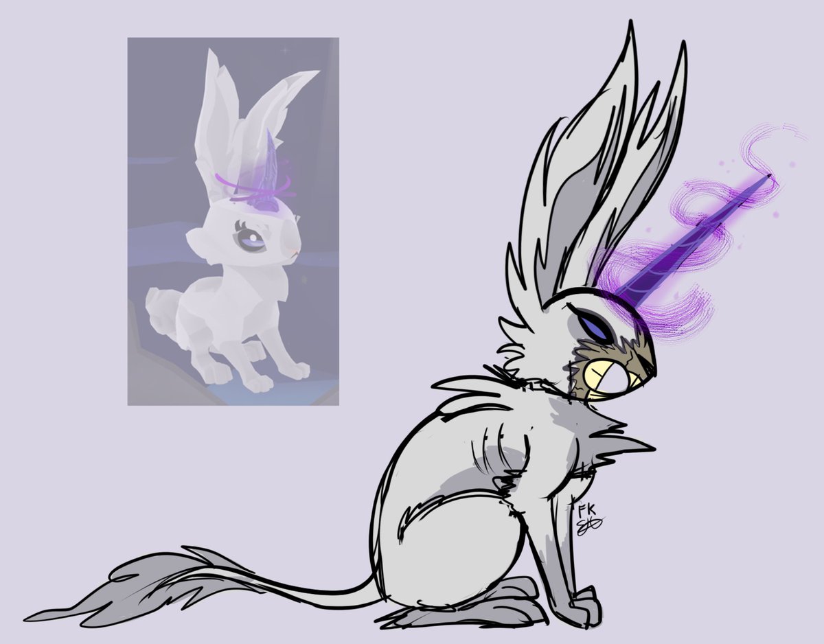 FROGKICKZ's tweet photo. first time posting non-fanart, very brave of me

I like turning my #AnimalJam pets into creature or character designs lately https://t.co/VvGb7ZYNw2