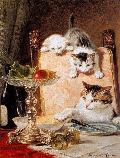 relicmuseum's tweet photo. She built a glass-walled cabinet just to study how cats sit, sleep, and play.

She placed newspaper ads asking strangers to lend her their pets. She painted hundreds of kittens in velvet interiors until all of Europe called her the "Queen of Cat Painters."

~Henriëtte Ronner-Knip https://t.co/fyVn2l3p5n