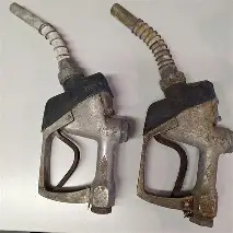 jaamzbond's tweet photo. @atensnut Auto shut off gas pump handle looks modern, or could it be the "coldt sodas" sign? Just axin?! https://t.co/ed906xjySJ