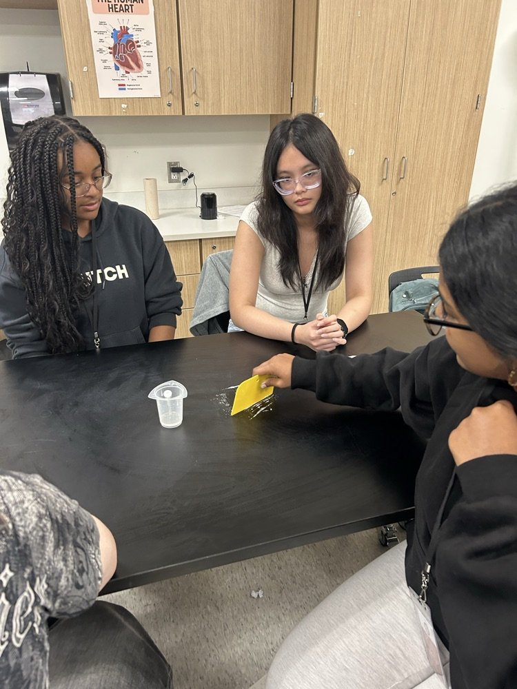IowaColonyHS's tweet photo. 🧪☀️ Science in action! Our CTE Health Science students are exploring compounds and putting their knowledge to the test by creating their own sunscreen! Learning chemistry, applying real-world skills, and having fun along the way! 🧴🔬 #ICHS #CTE #HealthScience #Trailblazed https://t.co/LL56FkpFIY