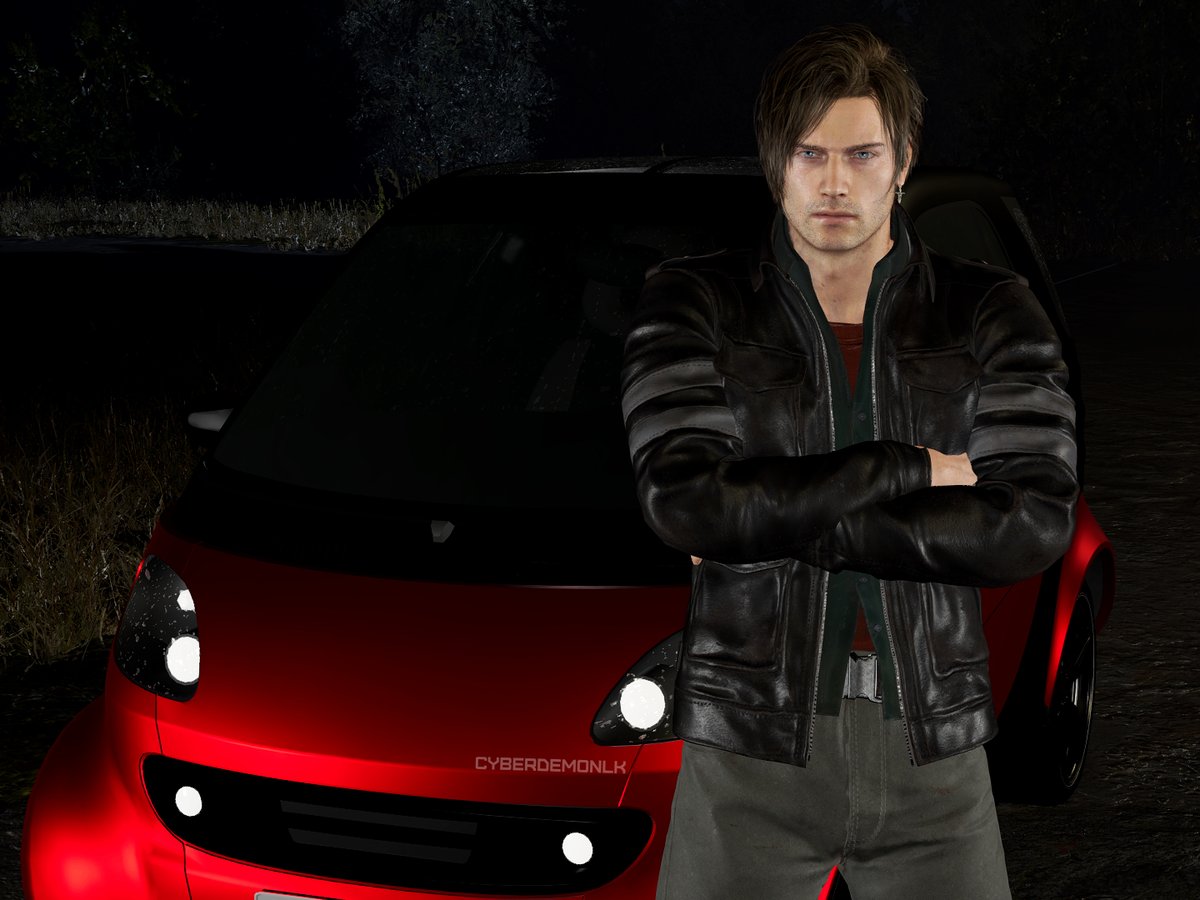 cyberdemonlk's tweet photo. thats what you get for leaving the Porsche behind
#leonkennedy https://t.co/fym16ghLjT