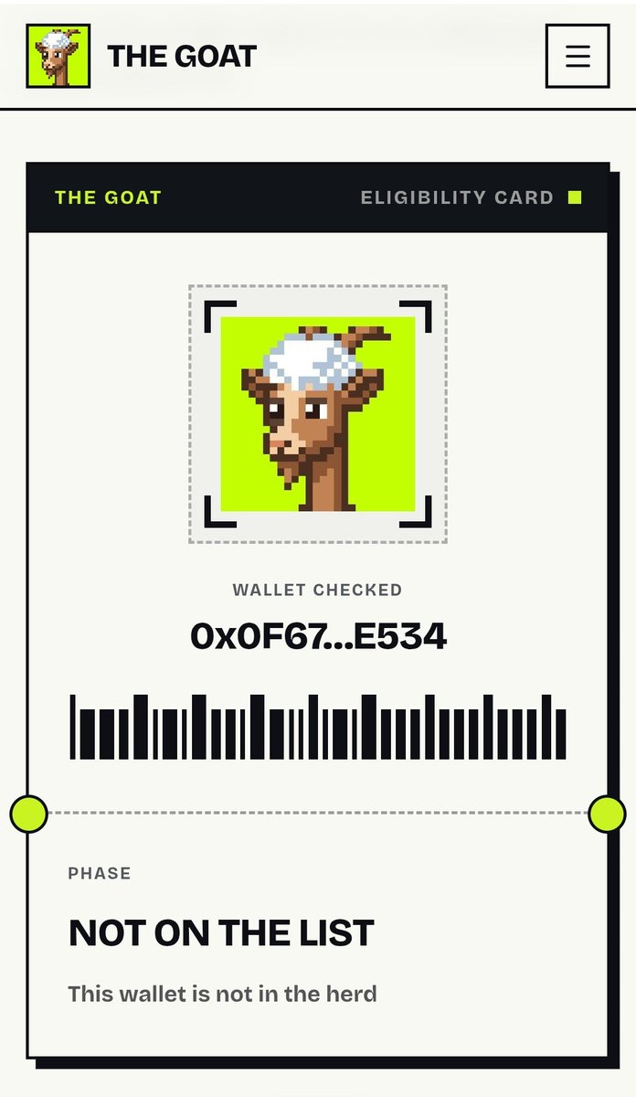 S_soodehh's tweet photo. @7thegoat I'm not eligible 🥲

0x0F6786090C3078401C1C2971517f7D68f925E534 https://t.co/xDIGLJUkCp