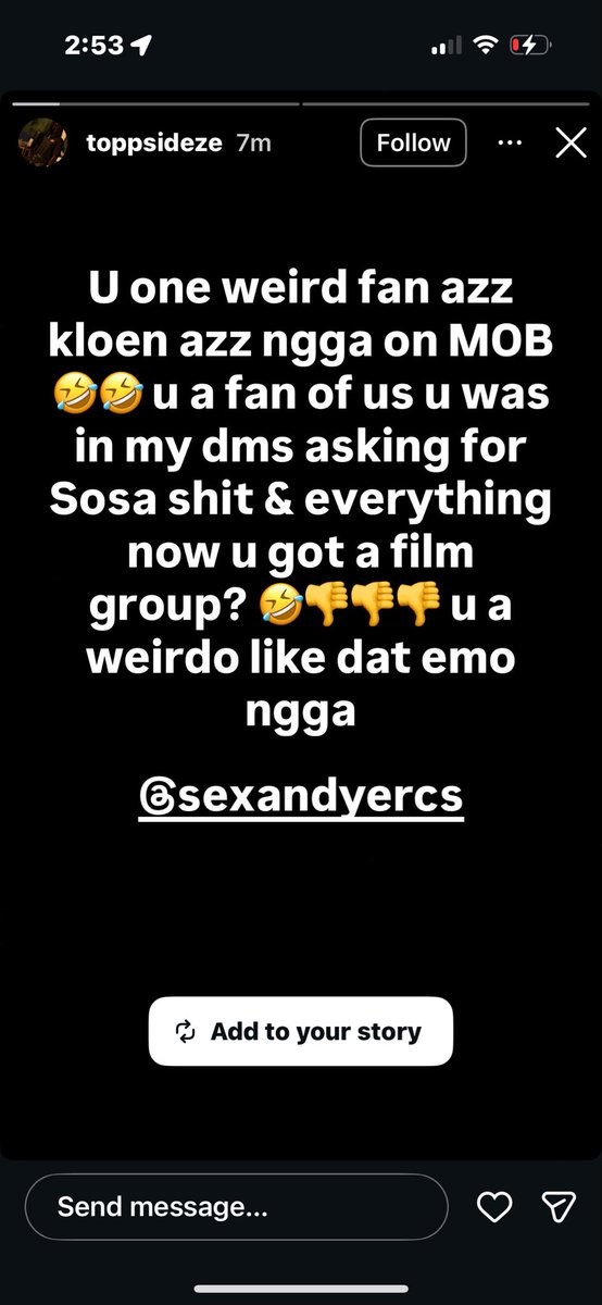 sluttybbws's tweet photo. This is an example of jealousy , you got a nigga who’s 27 yrs old and a virgin who e fucks all day every day , then a pet who follows the leader . Niggas we left his gc cus his shi was dry and made our own claims we wanna be him  making group chats been a thing😭 https://t.co/B8Hjes1vwy