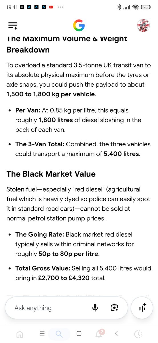 drive4urlife's tweet photo. @swh4111984 @Lord_Talbot64 @BenGrahamUK You are assuming they are stealing white diesel but even if they were would it still be worth the risk reward to do it next to a strategic air base obviously not as they got caught &amp; now face up to a 7 year prison sentence https://t.co/WnTHO6kf5o