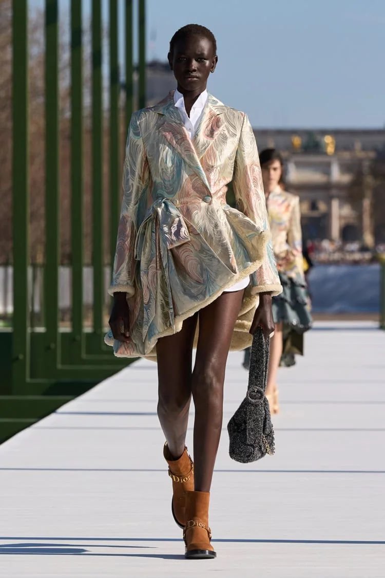 xgfimsm's tweet photo. JURIA wearing Dior’s Autumn/Winter 2026: A Garden of Inspiration collection 
#JuriaxDior #DiorSummer27 #JURIA #Dior @Dior #PFW https://t.co/djb3w9WHnO