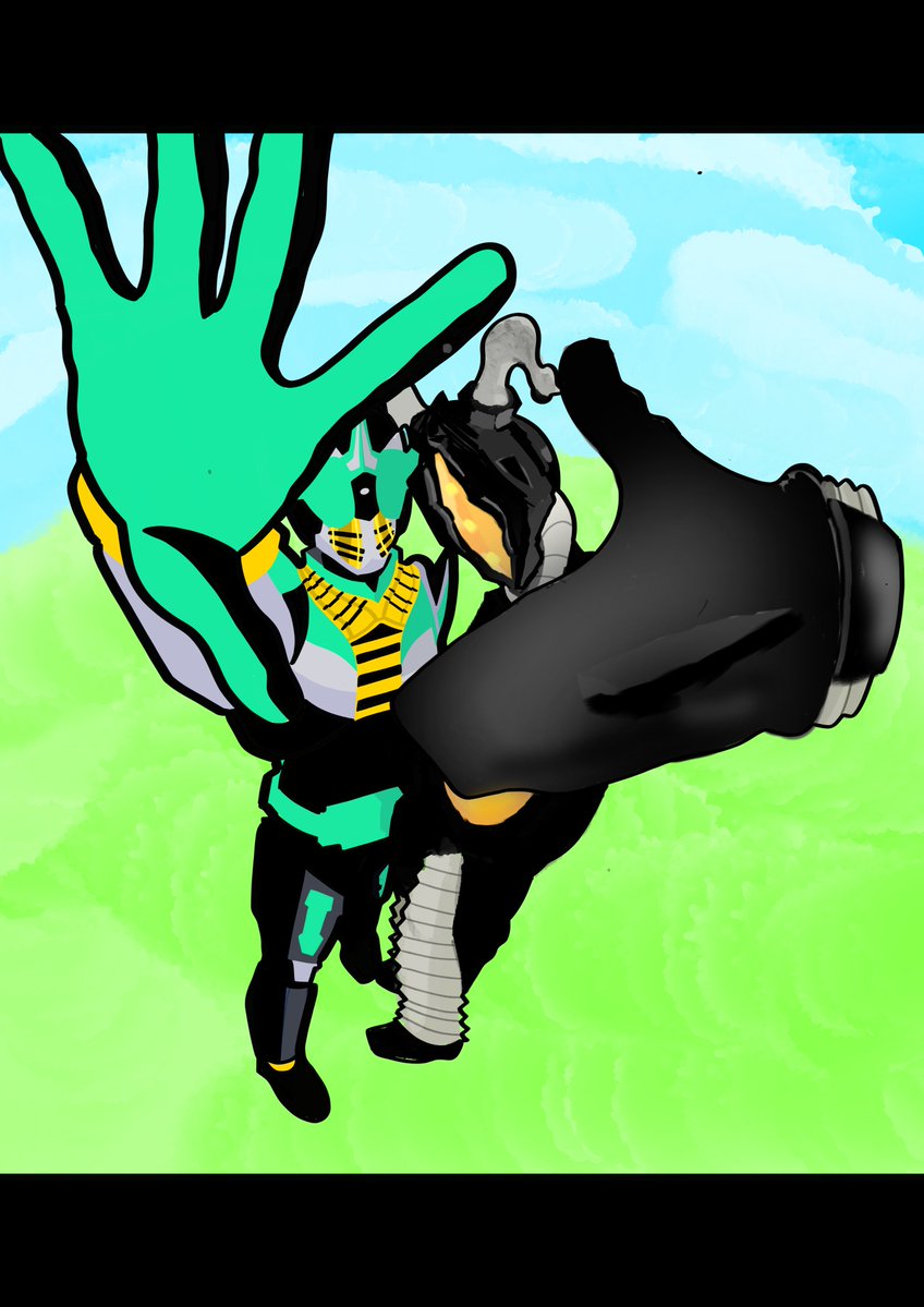 shrimpkwrap's tweet photo. This turned out a lot better than I expected how tf did i do this #zetton #zeronos #@veo_neisagenius https://t.co/v1gMb6moZe
