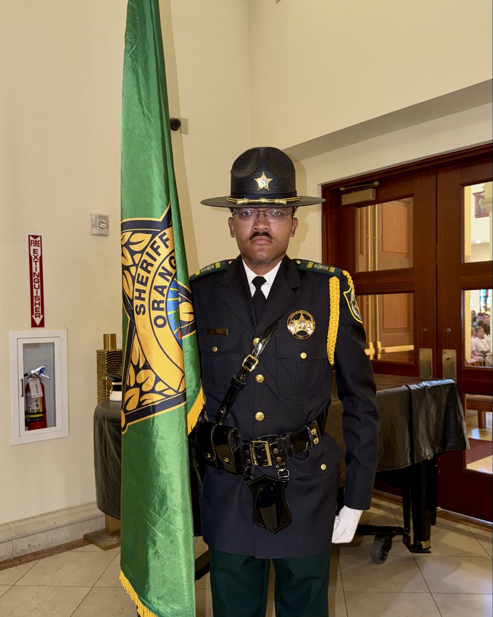 OrangeCoSheriff's tweet photo. Photos from today’s Blue Mass, honoring the first responders who serve our communities today and remembering those we have lost.

May we always remember and recognize the heroes who sacrificed their lives to protect and serve others. Their commitment, dedication, and s will never be forgotten.

#BlueMass #LawEnforcement #Commitment #Dedication #Service #Honor #Remember