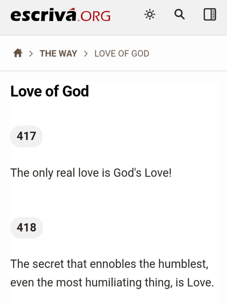 FrancesOnas's tweet photo. Words of St JoséMaria
"The only real love is God's love"
Can that love be expressed by words??? Hmm!!! https://t.co/frW5UFEbgw