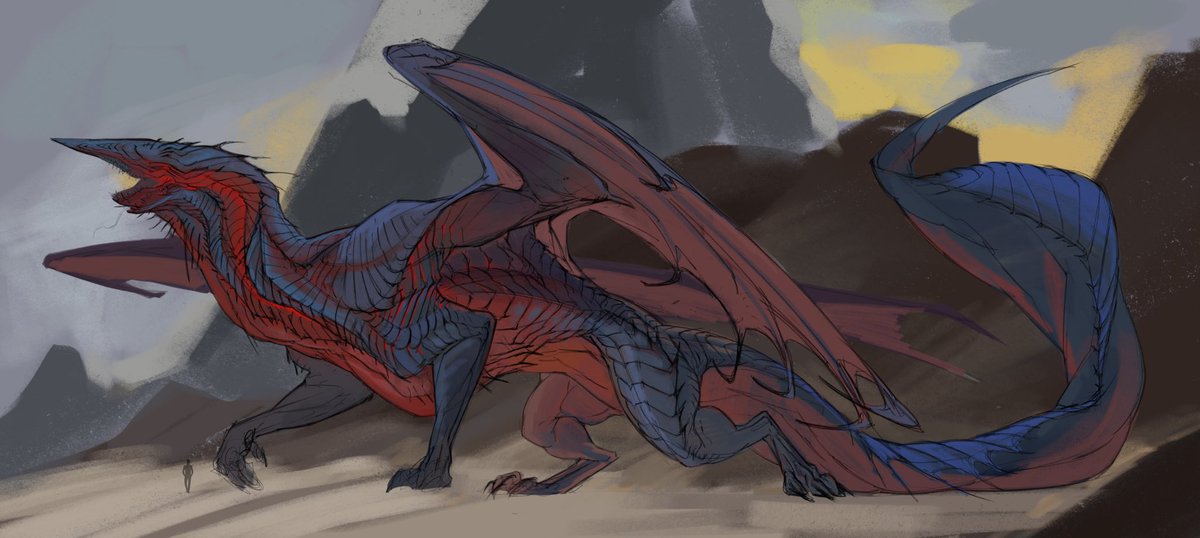 IrinaMurzik1's tweet photo. Dragon design process ✍🏻
#dragon #dragonart https://t.co/TqtRAjcGrq