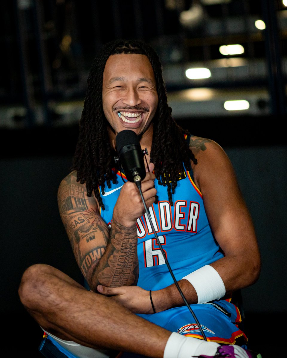 okcthunder's tweet photo. Good morning 😁👋 https://t.co/xFMgD2GBgu
