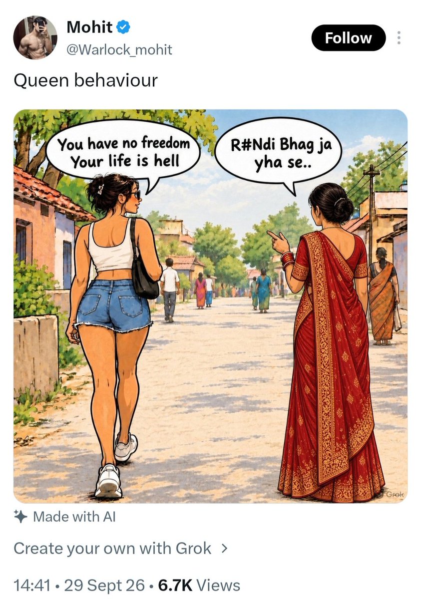 Voidwalkerx_'s tweet photo. Tomorrow this bhadwa Mohit will post how Hijab and Burqa is oppressive. https://t.co/XUGmWMse5e