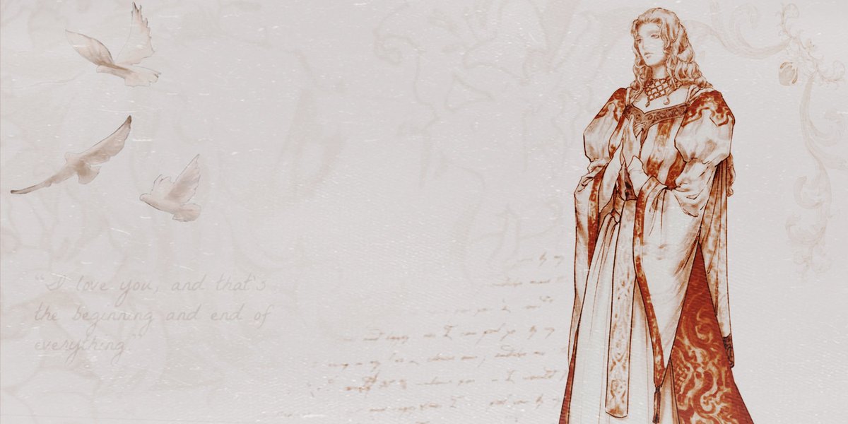 morosendings's tweet photo. ⠀
    ELISABETHA CRONQVIST.
⠀
    wife of mathias cronqvist and beloved friend of leon belmont and sara trantoul.   she whose death begins the end times.   a canon and headcanon based portrayal.
⠀
    she will only be shipped with her husband.
⠀ https://t.co/dRL52xblbD