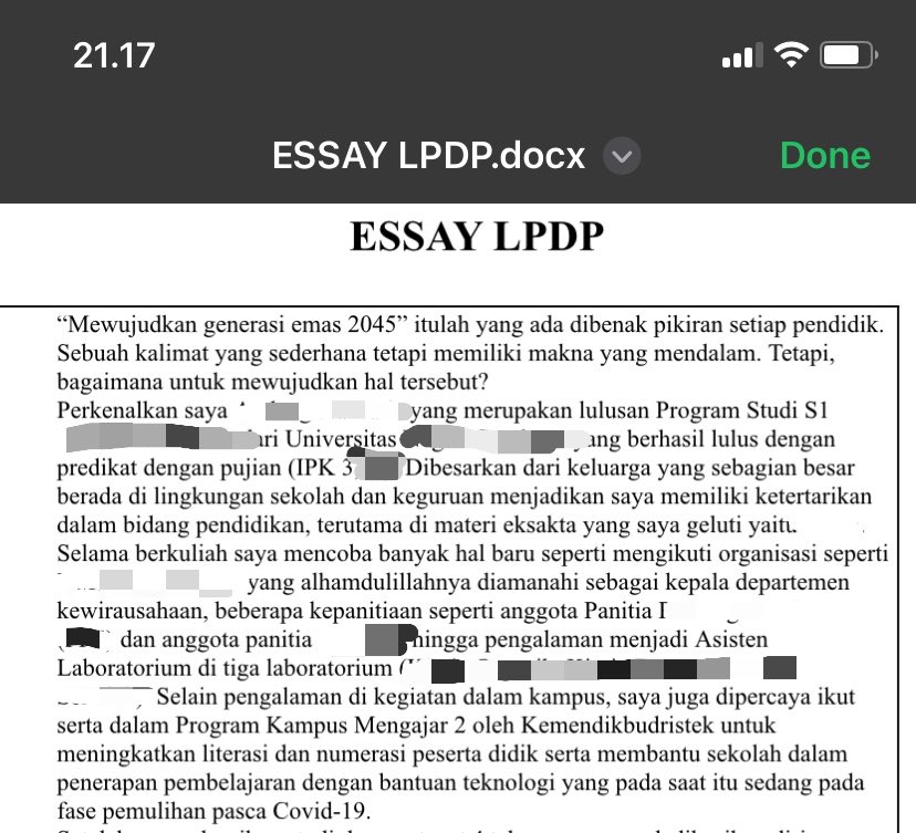 FajarUtamaSolo's tweet photo. deymnn, ada temenku yang rencana mau daftar LPDP 2027 batch 1, seketika aku baca lagi essayku. bjirrr tidak bisa berword word, ternyata seotentik itu tulisanku sampe bisa lolos LPDP😭😭🙏🏻
btw, semangat buat TBS nyaa yang sedang berjalan hari-hari inii https://t.co/4vMFtGJthy