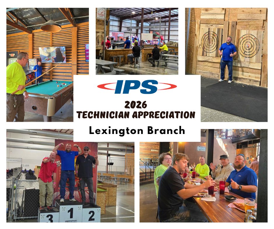IPSFireSecurity's tweet photo. The technician crew down in our Lexington, KY branch were treated to a day of fun by their VP Larry Lusher! Lunch, pool, axes, go karts - they did it all. Thanks for all your hard work out in the field, guys! https://t.co/CaUEd4Pjer