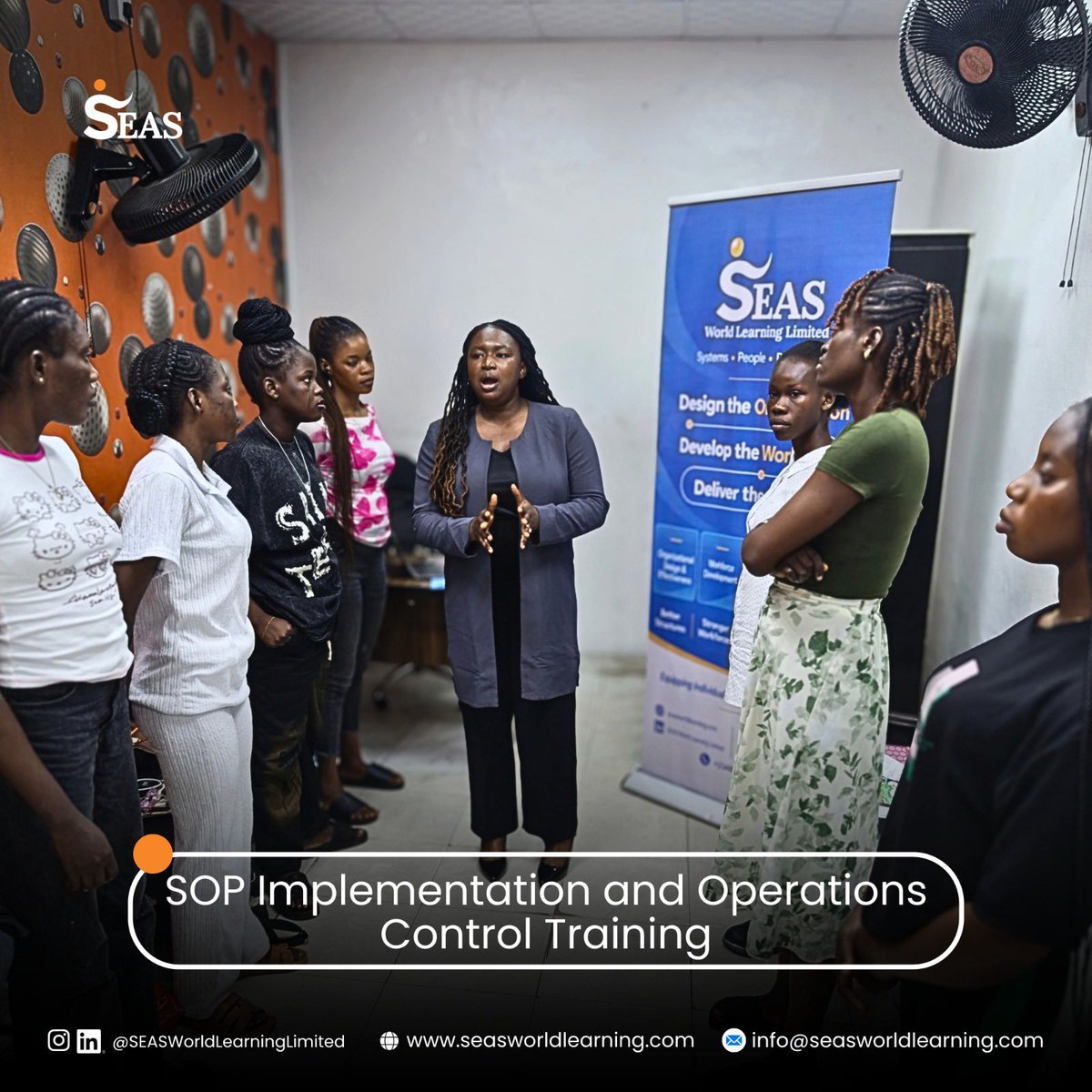 Seasworld_Ltd's tweet photo. From understanding processes to building systems that work.
Our SOP Implementation and Operations Control Training helped a client move from informal to structured operations.
Systems. People. Performance.
#SEASWorldLearningLimited #SOPImplementation #OperationsManagement https://t.co/pW5VYuN8hy