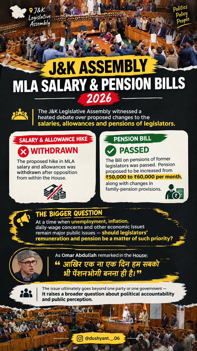 funky__hipster's tweet photo. पूर्व MLAs के पेंशन के लिए पैसे हैं किन्तु जनहित के लिए नही है.. आखिर क्यूँ  @OmarAbdullah? https://t.co/WhboKGLjV2